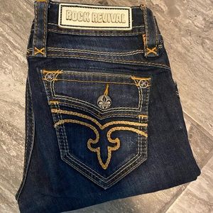 Rock Revival Skinny Cali Jean Size 26
